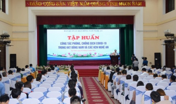 Nghệ An: Tổ chức tập huấn phòng, chống dịch Covid-19 cho doanh nghiệp