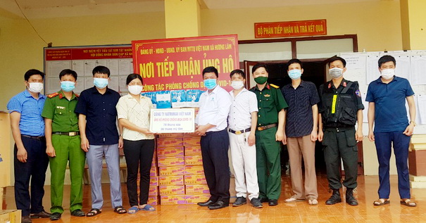 Natrumax Việt nam trao tặng qu&amp;agrave; tại X&amp;atilde; Hương L&amp;acirc;m, huyện Hiệp H&amp;ograve;a, tỉnh Bắc Giang