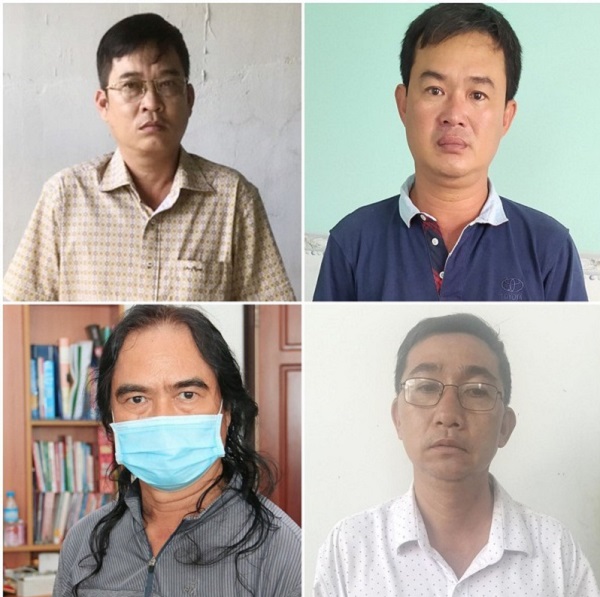 Bị can Nguyễn Thanh H&amp;ugrave;ng, Trương Minh Gi&amp;agrave;u, Nguyễn Viết Tuy&amp;ecirc;n v&amp;agrave; Lưu B&amp;aacute; Ph&amp;uacute;c
