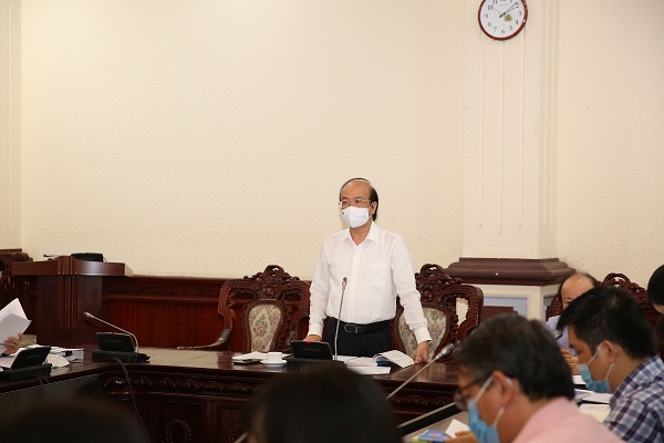 Thứ trưởng Phan Ch&amp;iacute; Hiếu ph&amp;aacute;t biểu tại cuộc họp