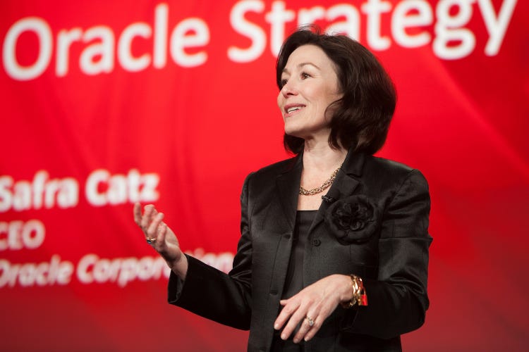 Safra Catz, Gi&amp;aacute;m đốc điều h&amp;agrave;nh của Oracle
