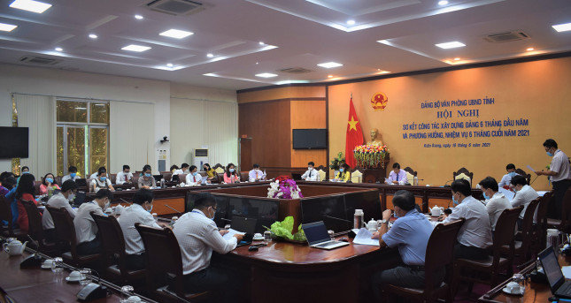 Hội nghị sơ kết c&amp;ocirc;ng t&amp;aacute;c x&amp;acirc;y dựng Đảng 06 th&amp;aacute;ng năm 2021 v&amp;agrave; phương hướng nhiệm vụ 06 th&amp;aacute;ng cuối năm 2021