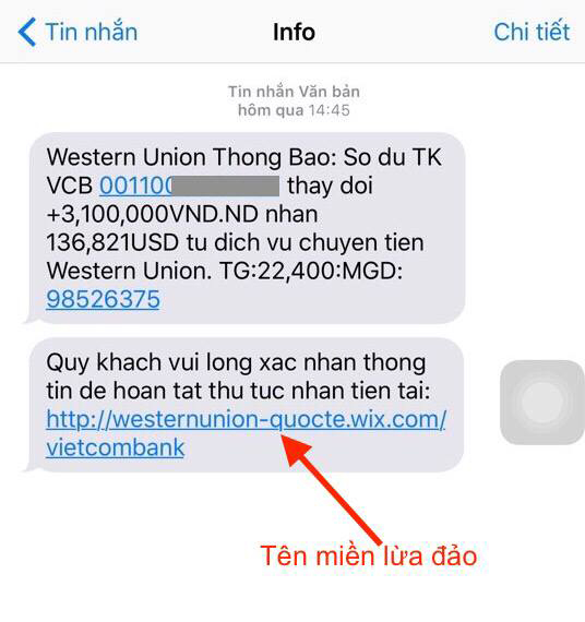 Một trong những thủ đoạn m&amp;agrave; kẻ gian đ&amp;aacute;nh cắp th&amp;ocirc;ng tin l&amp;agrave; y&amp;ecirc;u cầu click v&amp;agrave;o đường link.