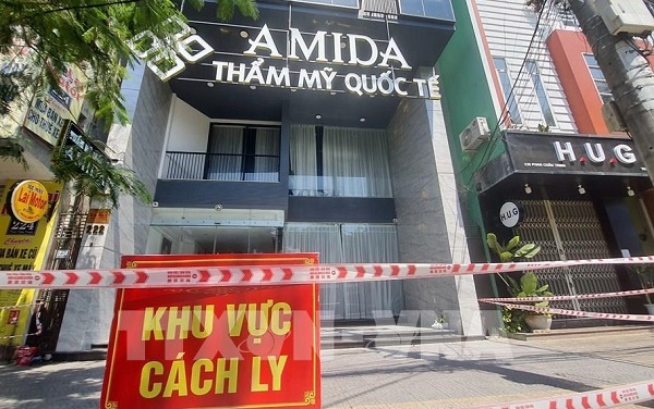 Thẩm mỹ viện quốc tế AMIDA (đường Phan Ch&amp;acirc;u Trinh, quận Hải Ch&amp;acirc;u, th&amp;agrave;nh phố Đ&amp;agrave; Nẵng), địa điểm c&amp;oacute; li&amp;ecirc;n quan nhiều ca l&amp;acirc;y nhiễm cộng đồng được c&amp;aacute;ch ly