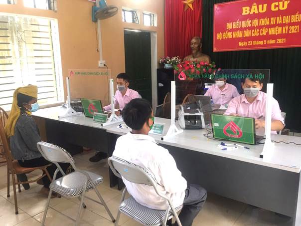 NHCSXH tỉnh Sơn La giao dịch tại Điểm giao dịch x&amp;atilde;