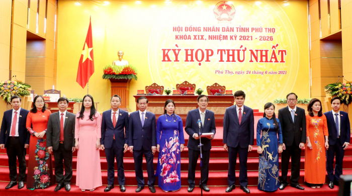 &amp;Ocirc;ng B&amp;ugrave;i Minh Ch&amp;acirc;u ph&amp;aacute;t biểu nhậm chức Chủ tịch HĐND tỉnh kh&amp;oacute;a XIX nhiệm kỳ 2021- 2026