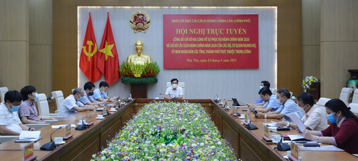 Hội nghị trực tuyến tại điểm cầu Ph&amp;uacute; Thọ