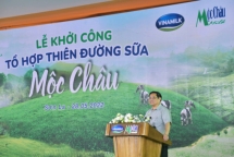 Mộc Châu Milk và Vinamilk chính thức ra mắt và khởi công dự án Tổ hợp Thiên đường sữa Mộc Châu