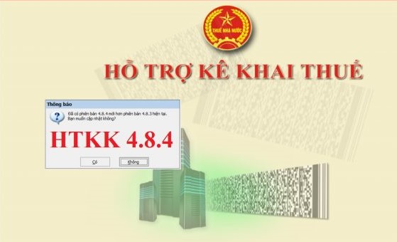 N&amp;acirc;ng cấp ứng dụng hỗ trợ k&amp;ecirc; khai phi&amp;ecirc;n bản 4.8.4