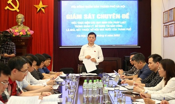 Ph&amp;oacute; Chủ tịch HĐND TP Phạm Qu&amp;iacute; Ti&amp;ecirc;n: C&amp;ocirc;ng ty cần đề xuất c&amp;aacute;c giải ph&amp;aacute;p, nhằm quản l&amp;yacute;, sử dụng đ&amp;uacute;ng mục đ&amp;iacute;ch nh&amp;agrave;, đất của Nh&amp;agrave; nước, tr&amp;aacute;nh thất tho&amp;aacute;t (Ảnh: Việt Tuấn)
