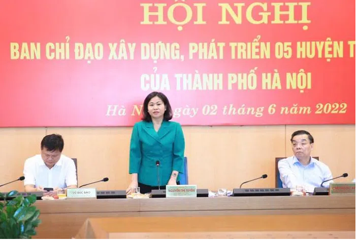 Ph&amp;oacute; B&amp;iacute; thư Thường trực Th&amp;agrave;nh ủy Nguyễn Thị Tuyến ph&amp;aacute;t biểu tại hội nghị. Ảnh: Hanoi.gov.vn