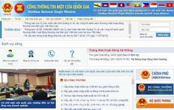 Thủ tục hành chính của 13 bộ, ngành kết nối Cơ chế một cửa quốc gia