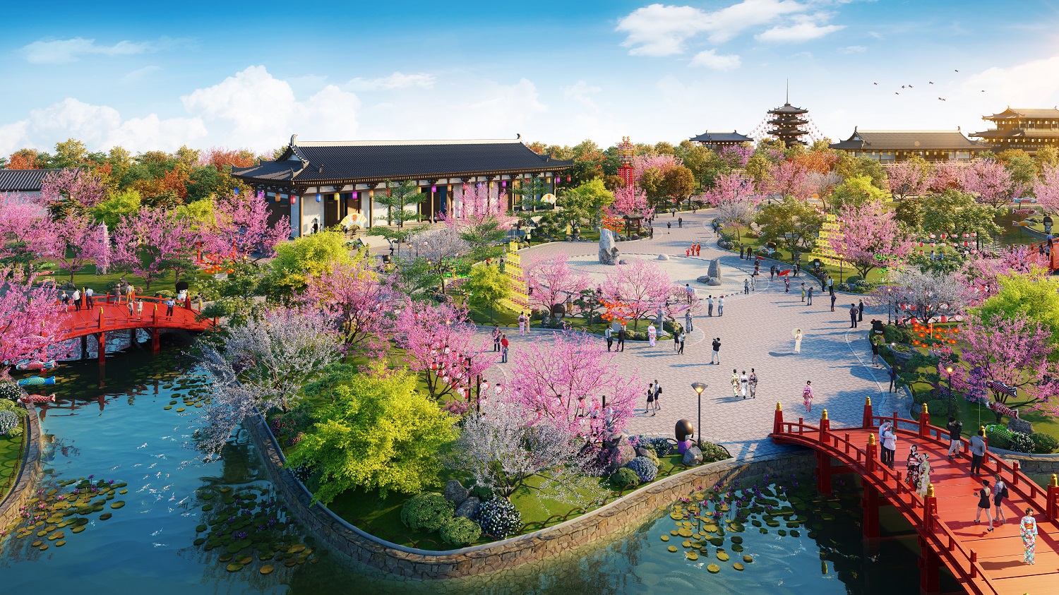 Koto hưởng lợi từ hệ thống tiện &amp;iacute;ch chuẩn Nhật tại Sun Beauty Onsen. Ảnh phối cảnh minh họa