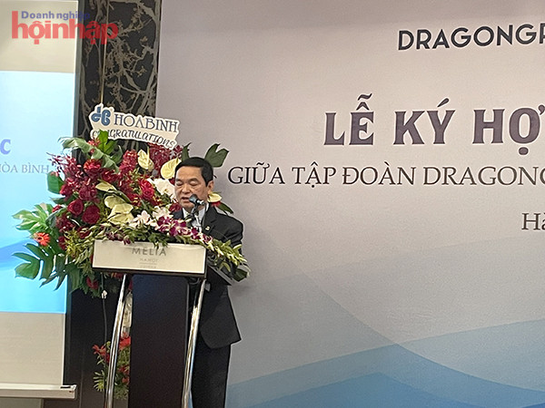 &amp;Ocirc;ng l&amp;ecirc; Viết Hải Chủ tịch Tập đo&amp;agrave;n X&amp;acirc;y dựng H&amp;ograve;a B&amp;igrave;nh ph&amp;aacute;t biểu