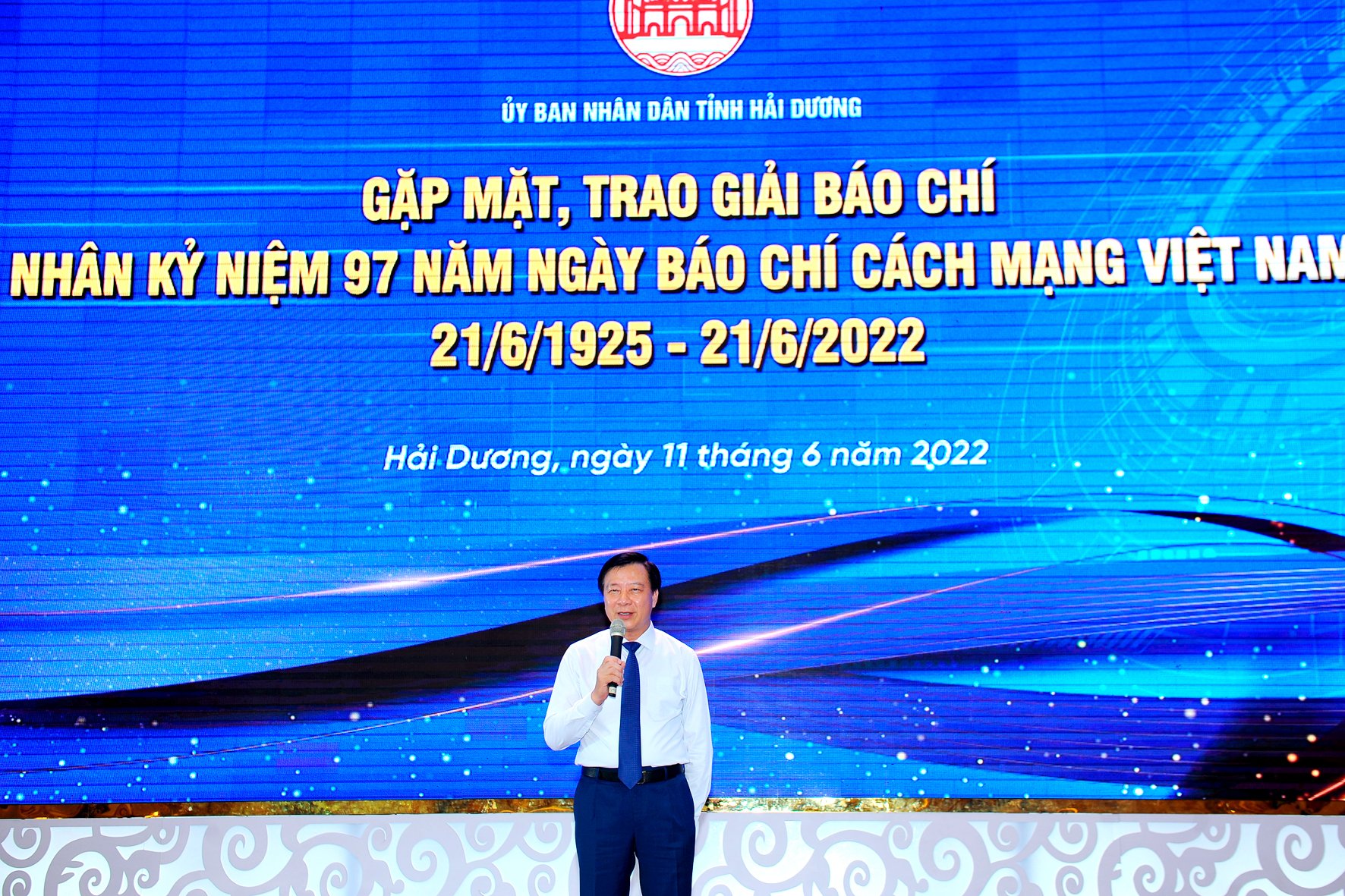 Đồng ch&amp;iacute; Phạm Xu&amp;acirc;n Thăng, Ủy vi&amp;ecirc;n Trung ương Đảng, B&amp;iacute; thư Tỉnh ủy, Chủ tịch HĐND tỉnh ph&amp;aacute;t biểu tại buổi gặp mặt