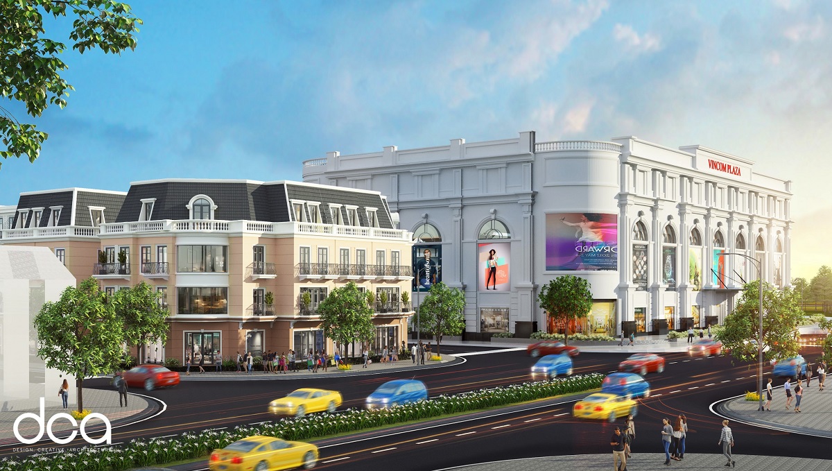 Xuất hiện ở khu shophouse l&amp;agrave; c&amp;aacute;c thương hiệu ẩm thực, thời trang, l&amp;agrave;m đẹp nổi tiếng trong nước v&amp;agrave; thế giới