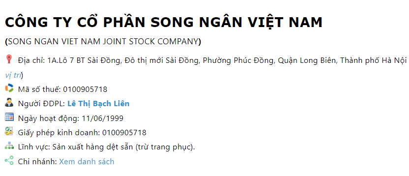 Cưỡng chế, phong tỏa t&amp;agrave;i khoản của C&amp;ocirc;ng ty CP Song Ng&amp;acirc;n Việt Nam