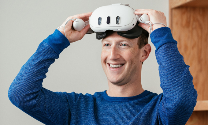 CEO Meta Mark Zuckerberg đăng ảnh sử dụng Quest 3 tr&amp;ecirc;n t&amp;agrave;i khoản Facebook c&amp;aacute; nh&amp;acirc;n
