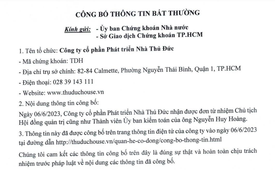 Th&amp;ocirc;ng tin c&amp;ocirc;ng bố mới nhất về Thuduc House