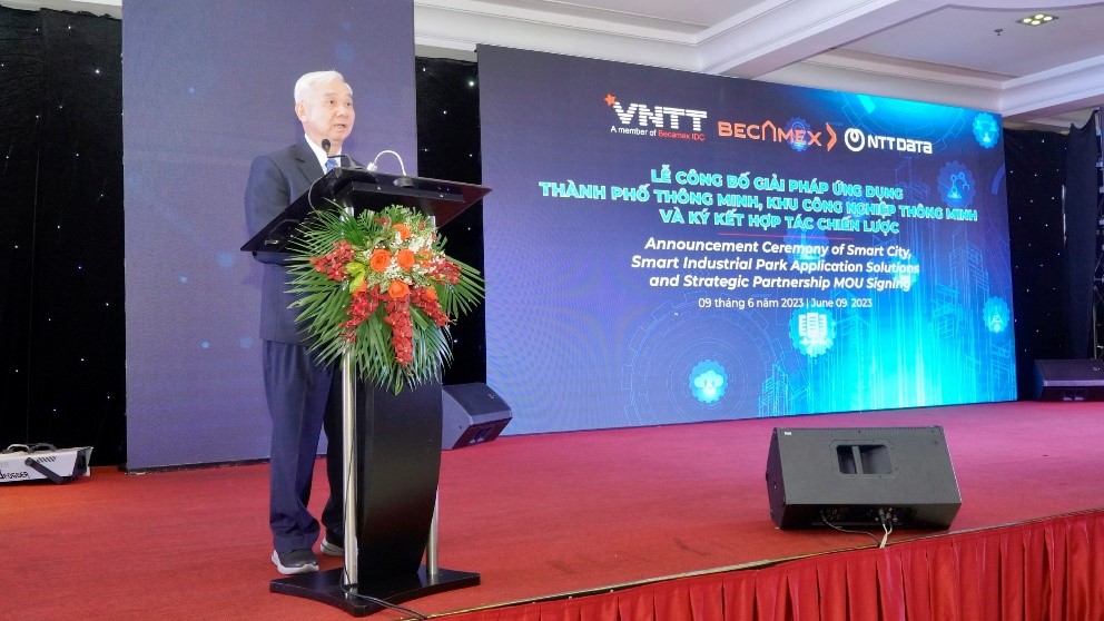 &amp;Ocirc;ng Phạm Ngọc Thuận &amp;ndash; tổng gi&amp;aacute;m đốc Becamex IDC ph&amp;aacute;t biểu tại chương tr&amp;igrave;nh