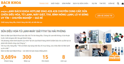 Điện lạnh B&amp;aacute;ch Khoa đ&amp;atilde; phục vụ cho h&amp;agrave;ng ng&amp;agrave;n kh&amp;aacute;ch h&amp;agrave;ng