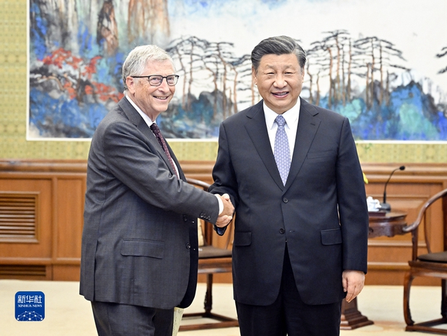 Chủ tịch Tập Cận B&amp;igrave;nh đ&amp;atilde; tiếp tỉ ph&amp;uacute; Mỹ Bill Gates