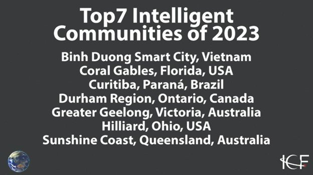 Hội nghị Vinh danh Top 7 ICF 2023 được tổ chức tại V&amp;ugrave;ng Durham, Canada, với chủ đề &amp;ldquo;X&amp;acirc;y dựng V&amp;ugrave;ng vững mạnh từ sự đa dạng Cộng đồng&amp;rdquo;