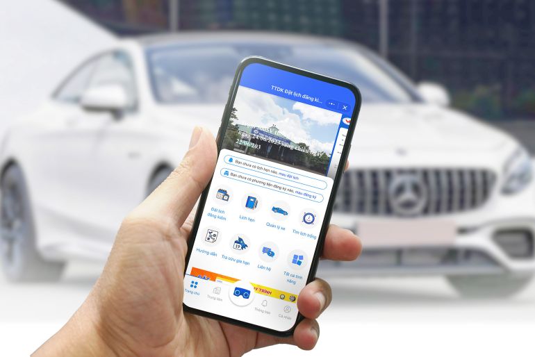 Ảnh minh họachủ xe c&amp;oacute; thể đăng k&amp;yacute; kiểm định xe hoặc gia hạn đăng kiểm nhanh ch&amp;oacute;ng th&amp;ocirc;ng qua mini app &amp;ldquo;TTDK Đặt lịch đăng kiểm&amp;rdquo;.
