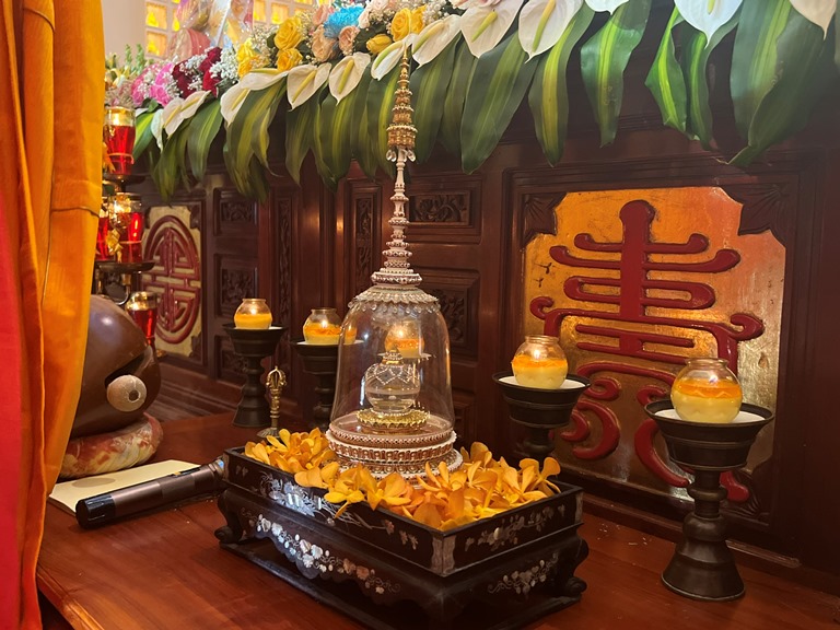 X&amp;aacute; lợi đức Phật được Li&amp;ecirc;n đo&amp;agrave;n Phật gi&amp;aacute;o thế giới tại Bồ Đề Đạo Tr&amp;agrave;ng Ấn Độ trao tặng Việt Nam