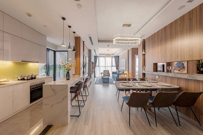 Thiết kế căn hộ hiện đại, tiện nghi, ưu ti&amp;ecirc;n nhiều &amp;aacute;nh s&amp;aacute;ng tự nhi&amp;ecirc;n tại The Diamond Residence