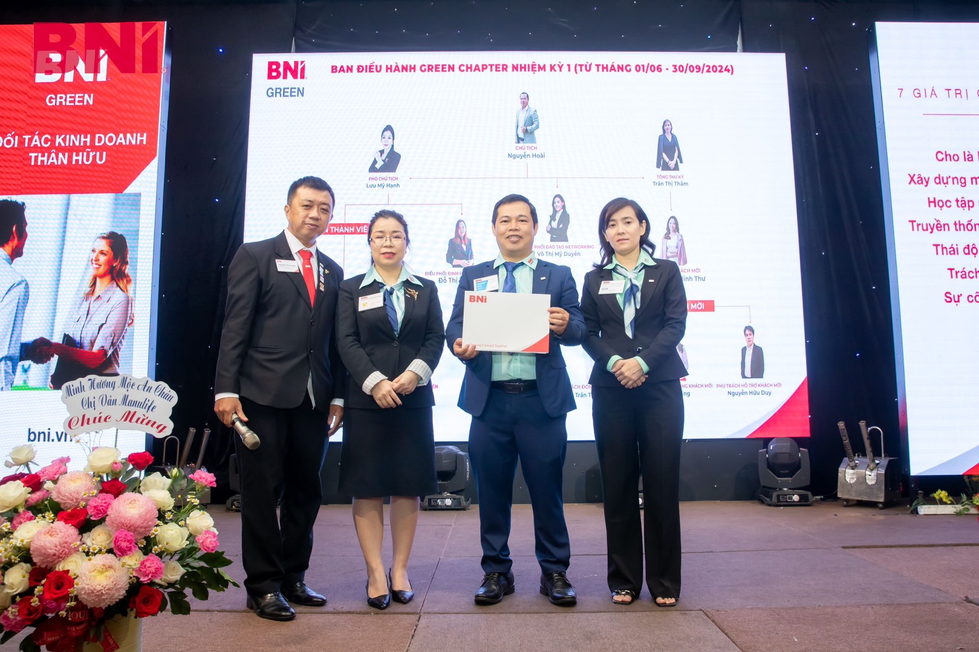 Ra mắt Ban điều h&amp;agrave;nh BNI Green Chapter nhiệm kỳ 1