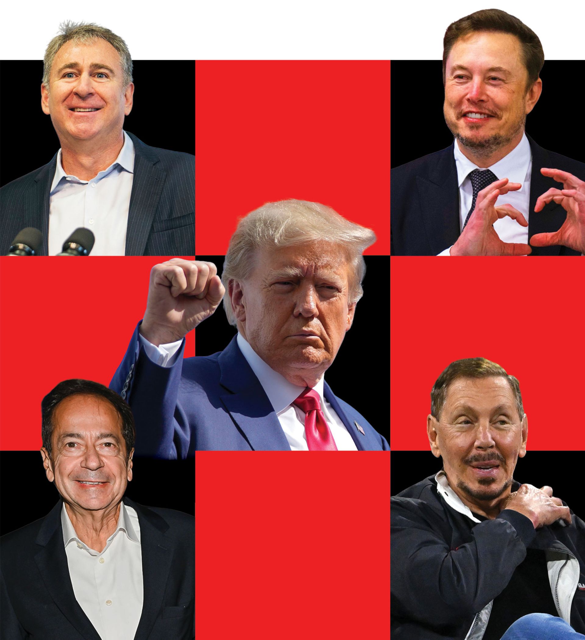 Nh&amp;agrave; s&amp;aacute;ng lập Citadel Ken Griffin, tỷ ph&amp;uacute; Elon Musk, cựu Tổng thống Donald Trump, Gi&amp;aacute;m đốc quỹ ph&amp;ograve;ng hộ John Paulson v&amp;agrave; đồng s&amp;aacute;ng lập ki&amp;ecirc;m Chủ tịch Oracle Corp. Larry Ellison