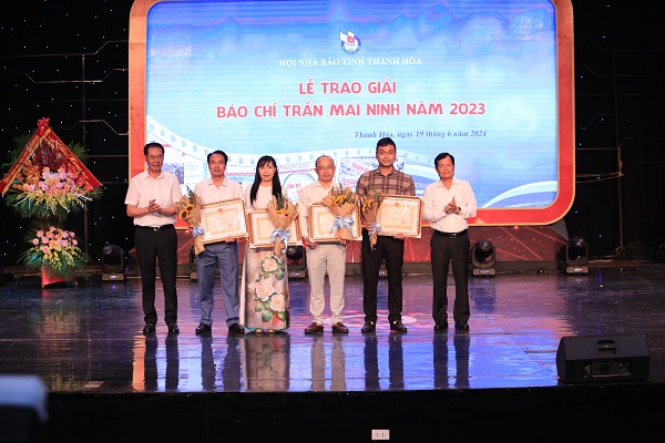 C&amp;aacute;c t&amp;aacute;c giả, nh&amp;oacute;m t&amp;aacute;c giả đoạt giải A, Giải B&amp;aacute;o ch&amp;iacute; Trần Mai Ninh năm 2023