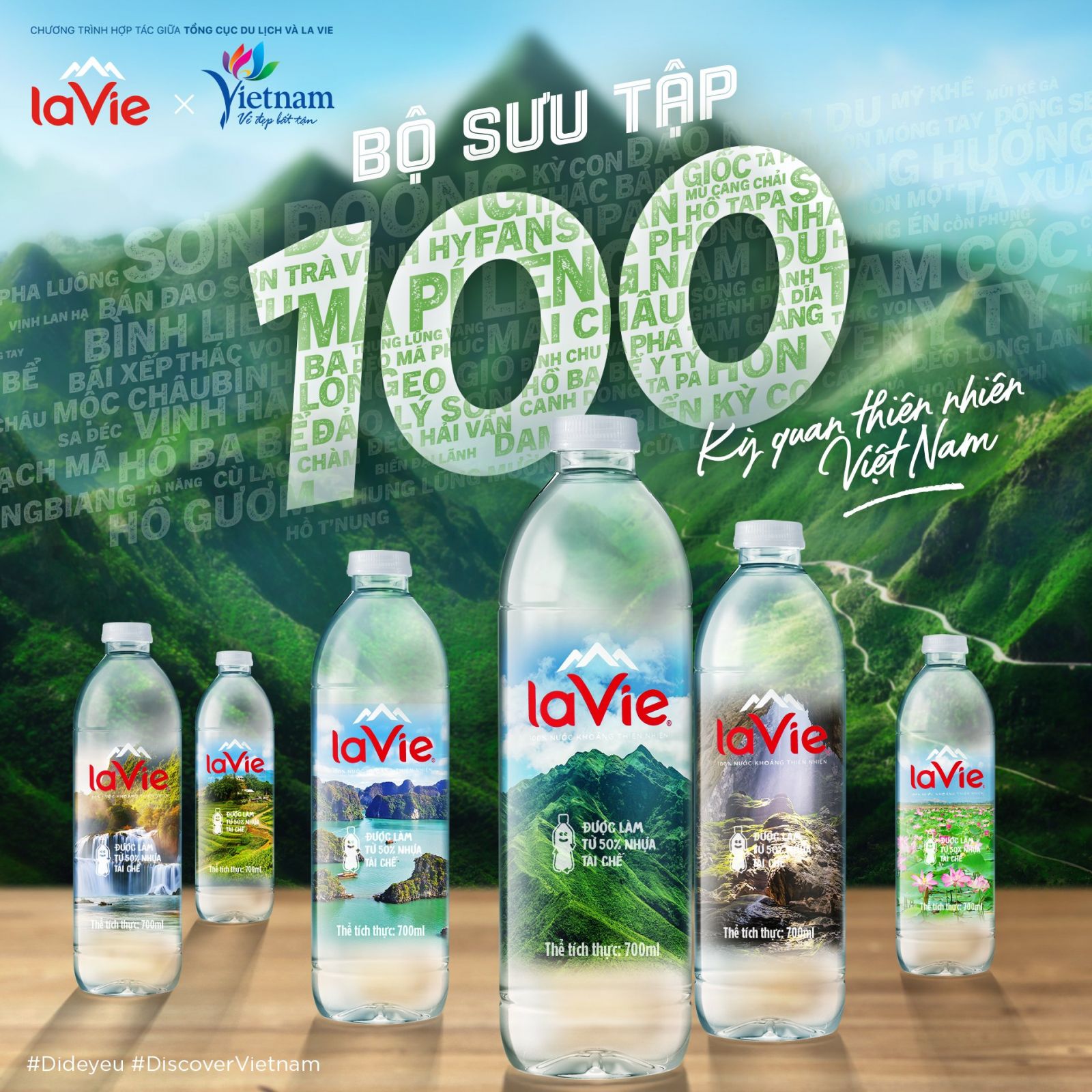 Vẻ đẹp của hơn 100 danh lam thắng cảnh hấp dẫn nhất Việt Nam được thể hiện qua s&amp;aacute;ng kiến của Tổng cục Du lịch v&amp;agrave; La Vie