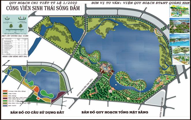 Trong quy hoạch C&amp;ocirc;ng vi&amp;ecirc;n sinh th&amp;aacute;i S&amp;ocirc;ng Đầm mới đ&amp;acirc;y, tỉnh Quảng Nam giao UBND th&amp;agrave;nh phố Tam Kỳ v&amp;agrave; BQL Khu kinh tế mở Chu Lai, Mời gọi doanh nghiệp đầu tư x&amp;acirc;y dựng Khu dịch vụ, du lịch sinh th&amp;aacute;i s&amp;ocirc;ng Đầm với tổng diện t&amp;iacute;ch 130 ha,