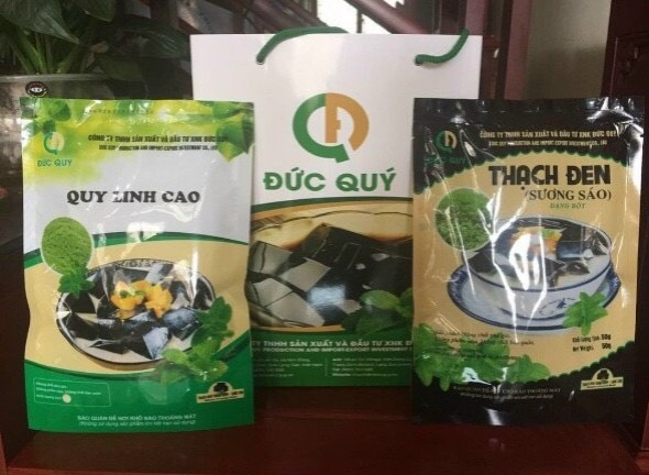 Sản phẩm bột Thạch Đen sương s&amp;aacute;o v&amp;agrave; quy l&amp;iacute;nh cao