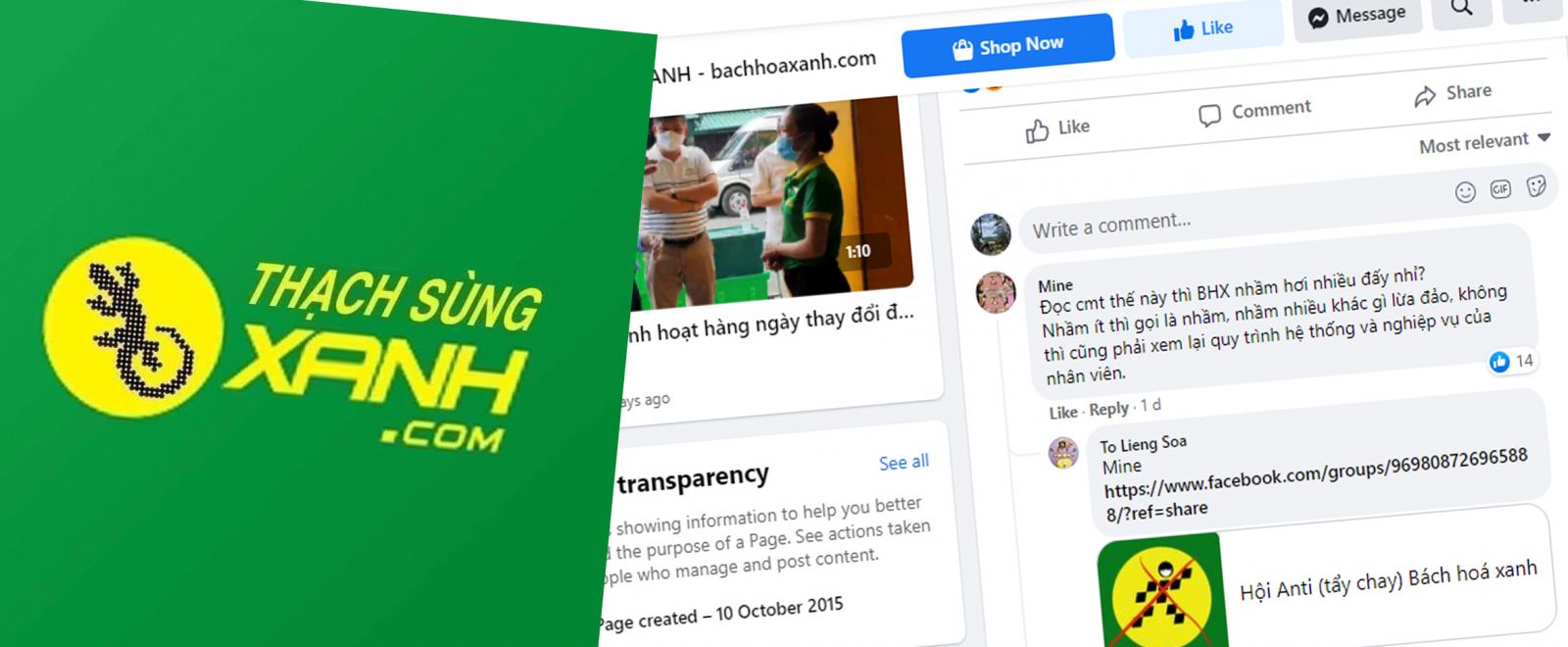 Chuỗi BHX bị gọi l&amp;agrave; &amp;ldquo;Thạch s&amp;ugrave;ng Xanh&amp;rdquo; v&amp;agrave; k&amp;ecirc;u gọi tẩy chay.