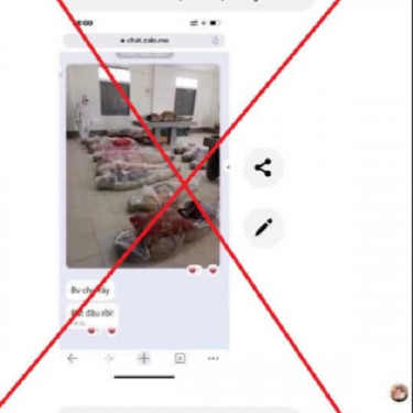 Trung tâm xử lý tin giả Việt Nam khuyến cáo về hình ảnh “xác chết do Covid-19”