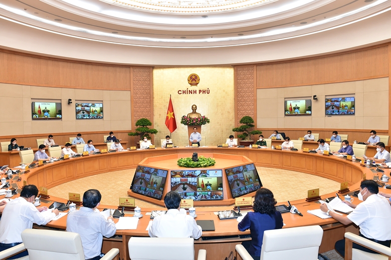 Hội nghị trực tuyến của Ch&amp;iacute;nh phủ với 63 tỉnh, th&amp;agrave;nh phố để thực hiện ngay c&amp;aacute;c giải ph&amp;aacute;p cấp b&amp;aacute;ch ph&amp;ograve;ng, chống dịch COVID-19