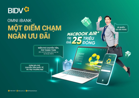 Một điểm chạm – Ngàn ưu đãi với Omni BIDV iBank