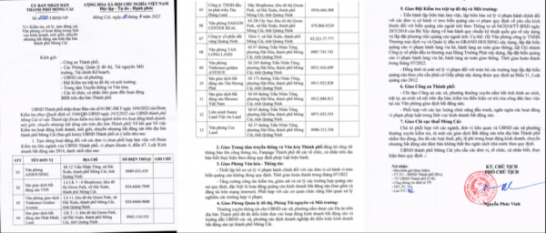 Móng Cái - Quảng Ninh: Đình chỉ hoạt động 13 sàn bất động sản