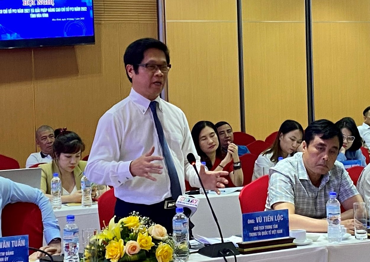 &amp;ocirc;ng Vũ Tiến Lộc, Chủ tịch Trung t&amp;acirc;m Trọng t&amp;agrave;i Quốc tế Việt Nam