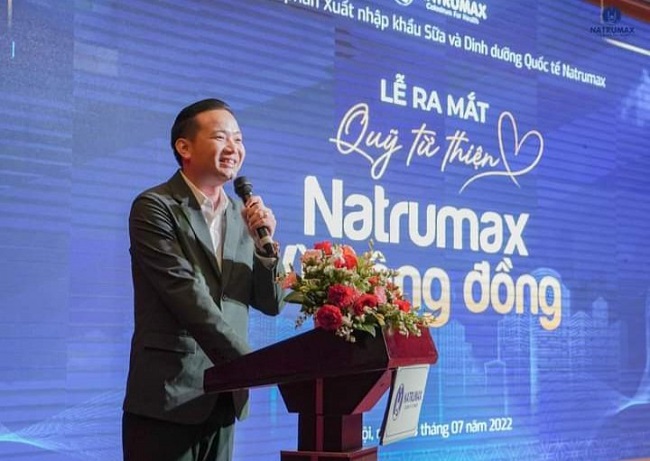 &amp;Ocirc;ng Nguyễn Tất T&amp;ugrave;ng - Chủ tịch Hội đồng quản trị Natrumax Việt Nam ph&amp;aacute;t biểu tại chương tr&amp;igrave;nh.