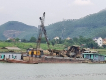 Phú Thọ: Tăng cường quản lý hoạt động khai thác cát, sỏi lòng sông