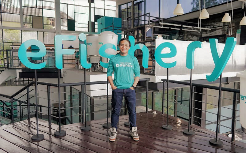 Gibran Huzaifah, CEO ki&amp;ecirc;m đồng s&amp;aacute;ng lập Efishery.