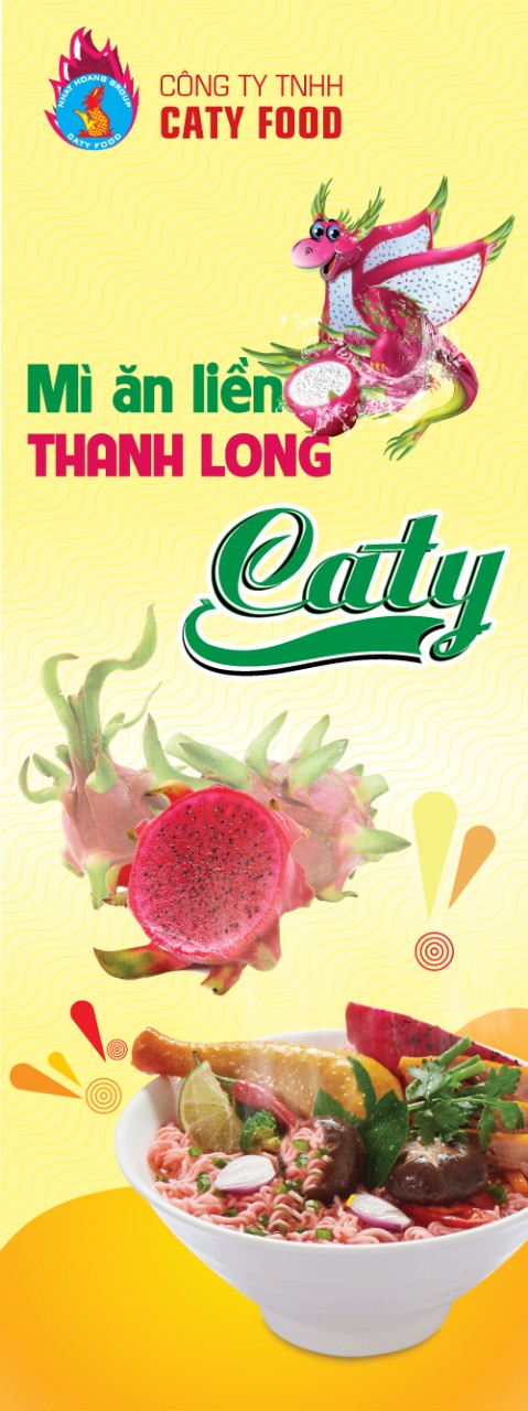 Sản phẩm m&amp;igrave; ăn liền thanh long Caty Food