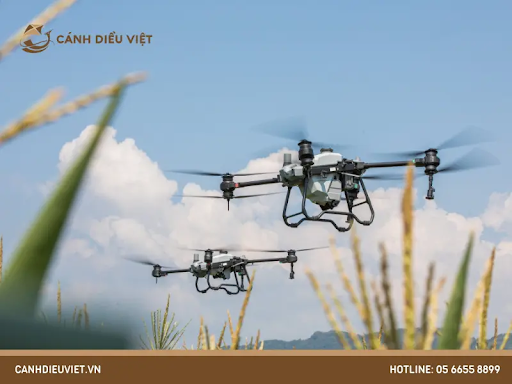 M&amp;aacute;y bay phun thuốc tiết kiệm thời gian, tăng năng suất