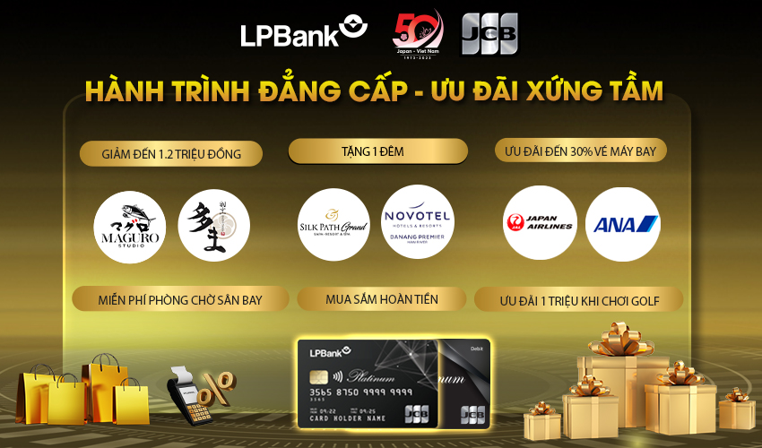 Kh&amp;aacute;ch h&amp;agrave;ng sở hữu thẻ LPBank JCB sẽ được trải nghiệm trọn vẹn c&amp;aacute;c ch&amp;iacute;nh s&amp;aacute;ch giảm gi&amp;aacute;, ho&amp;agrave;n tiền v&amp;agrave; chiết khấu khi chi ti&amp;ecirc;u, mua sắm.