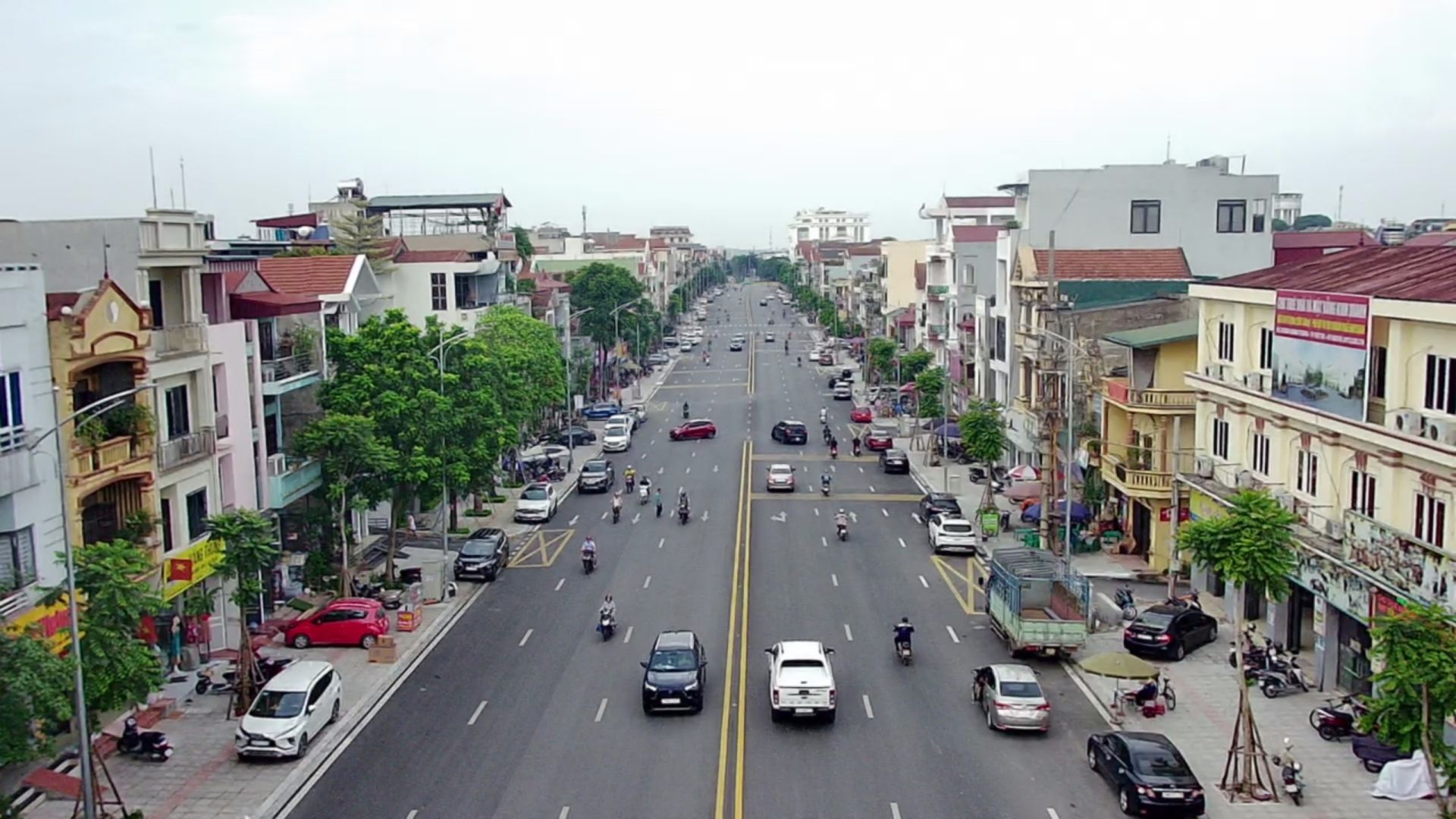 Đường Quang Trung ho&amp;agrave;n th&amp;agrave;nh đưa v&amp;agrave;o sử dụng g&amp;oacute;p phần n&amp;acirc;ng cao hơn nữa chất lượng hạ tầng giao th&amp;ocirc;ng của th&amp;agrave;nh phố Việt Tr&amp;igrave;