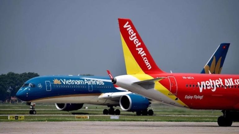 Vietnam Airlines v&amp;agrave; Vietjet Air đang chia nhau phần lớn